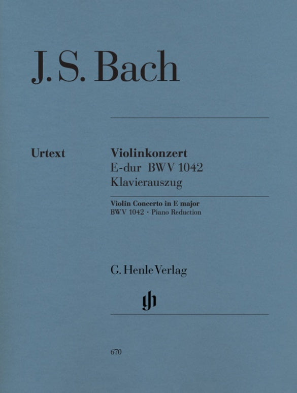 Bach: Violin Concerto E major BWV 1042 — Tom Lee Music