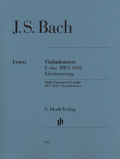Bach Violin Concerto E major BWV 1042