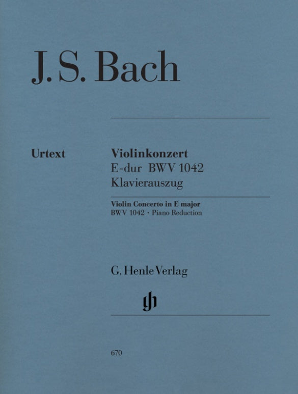 Bach Violin Concerto E major BWV 1042