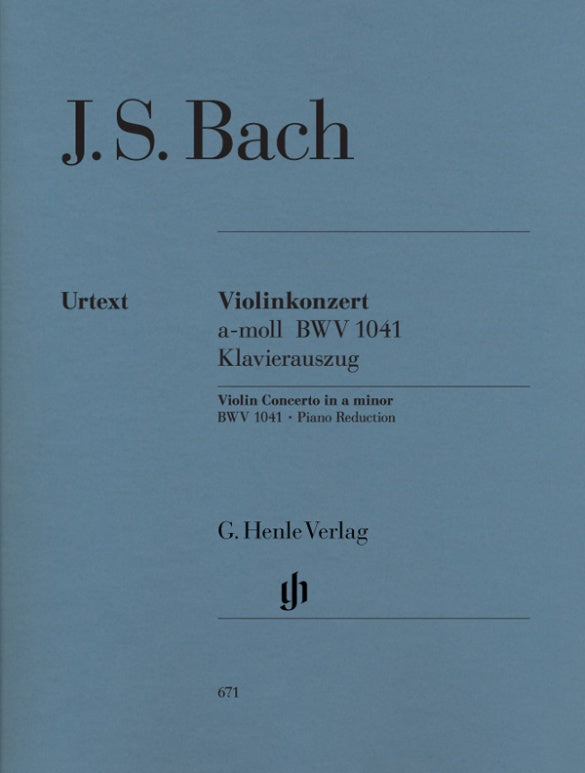 Bach Violin Concerto a minor BWV 1041