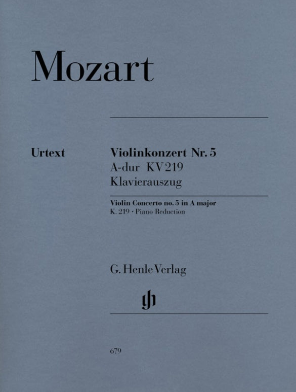 Mozart Violin Concerto no. 5 A major K. 219