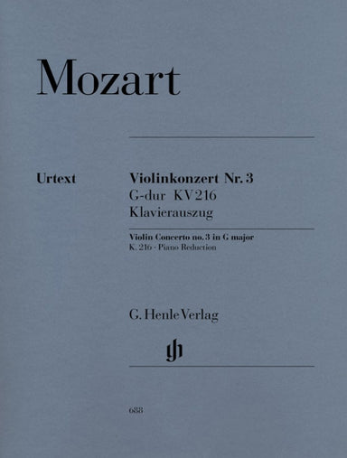Mozart Violin Concerto no. 3 G major K. 216