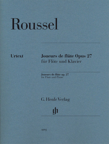 ROUSSEL JOUEURS DE FLUTE, OP. 27
Flute and Piano