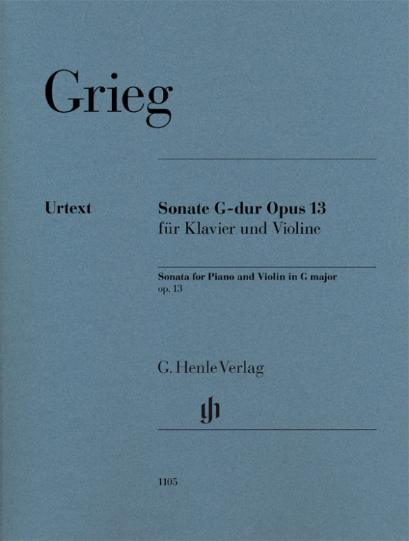 GRIEG VIOLIN SONATA IN G MAJOR, OP. 13
Violin and Piano
