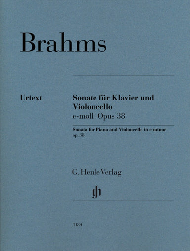 Brahms Violoncello Sonata e minor op. 38