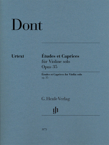 DONT ETUDES AND CAPRICES FOR VIOLIN SOLO OP. 35
Violin and Piano