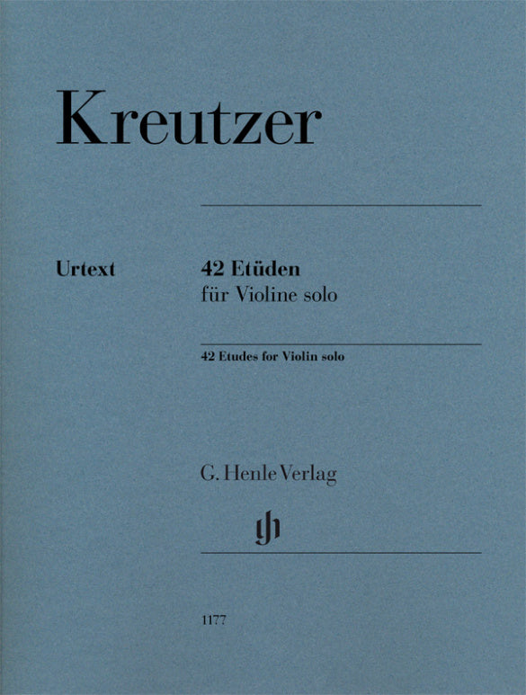 KREUTZER 42 ETUDES FOR VIOLIN SOLO