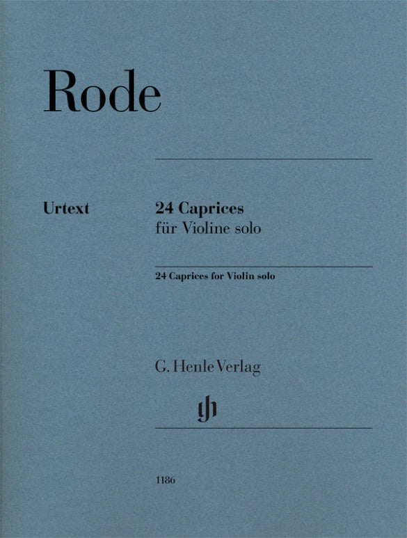 RODE 24 CAPRICES FOR VIOLIN SOLO