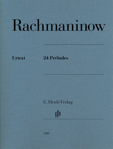 Rachmaninoff 24 Preludes For Piano