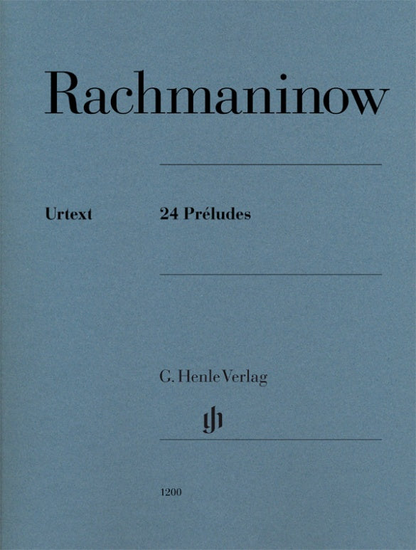 Rachmaninoff 24 Preludes For Piano