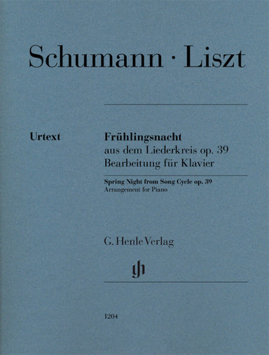 LISZT FRÜHLINGSNACHT (SPRING NIGHT) FROM LIEDERKREIS, OP. 39
Piano