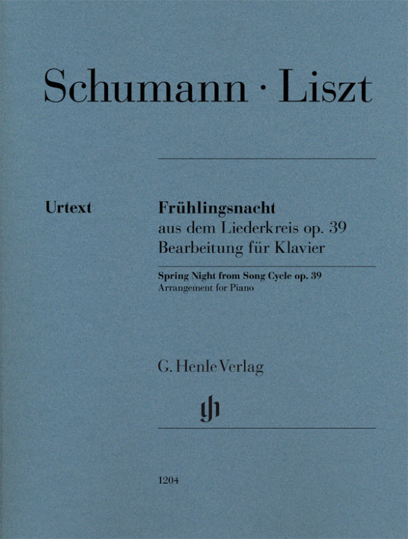 LISZT FRÜHLINGSNACHT (SPRING NIGHT) FROM LIEDERKREIS, OP. 39
Piano