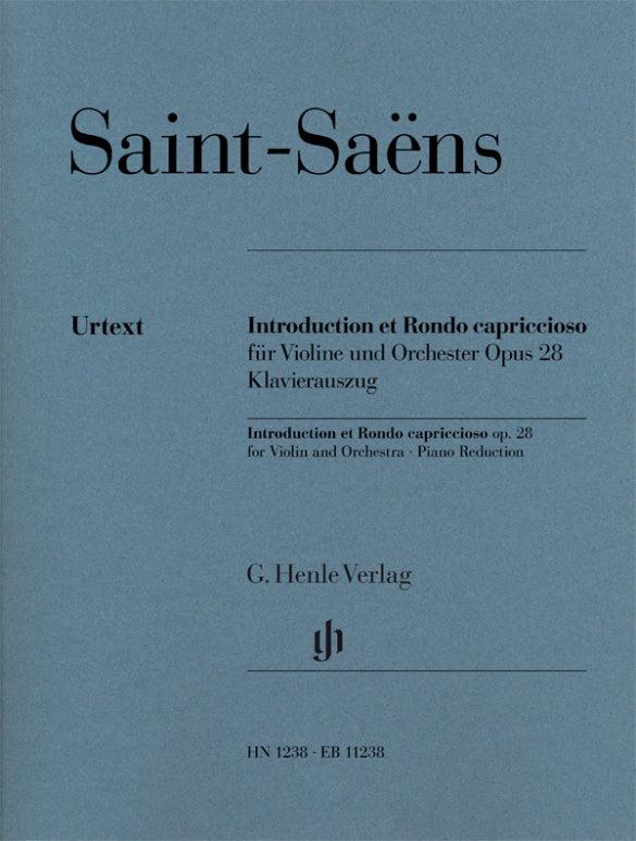SAINT-SAENS INTRODUCTION ET RONDO CAPRICCIOSO, OP. 28
Violin and Piano