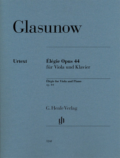 Glazunov Elegie op. 44 for Viola and Piano