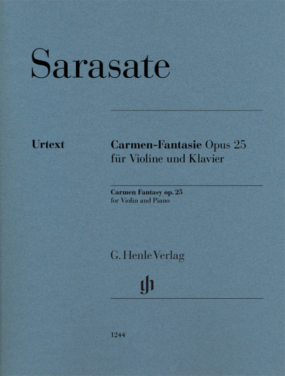 SARASATE CARMEN FANTASY, OP. 25
Violin and Piano