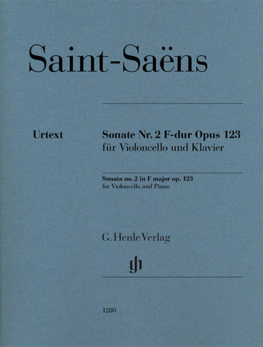 SAINT-SAËNS SONATA FOR VIOLONCELLO AND PIANO NO. 2 IN F MAJOR, OP. 123