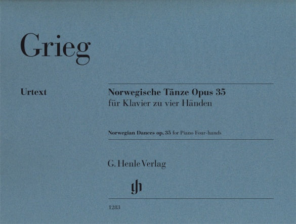 Grieg: Norwegian Dances op. 35 for Piano Four-hands