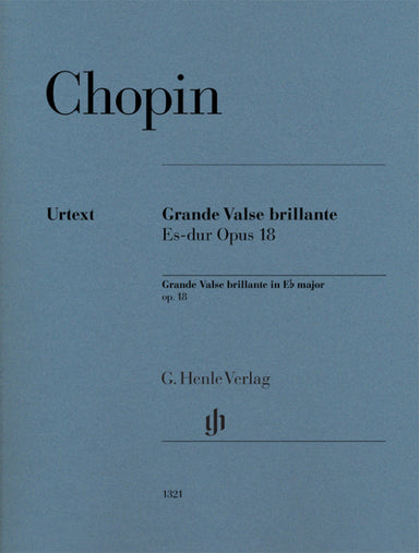 CHOPIN GRANDE VALSE BRILLANTE E-FLAT MAJOR OP. 18
Edition with Fingering