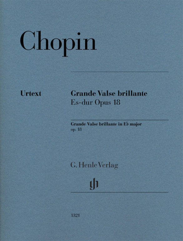 CHOPIN GRANDE VALSE BRILLANTE E-FLAT MAJOR OP. 18
Edition with Fingering