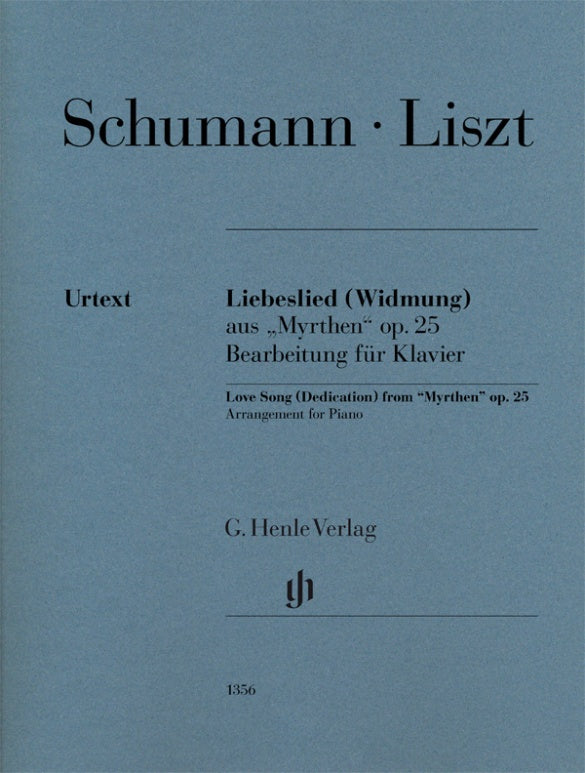 Liszt: Love Song (Dedication) from “Myrthen” op. 25 (Schumann)