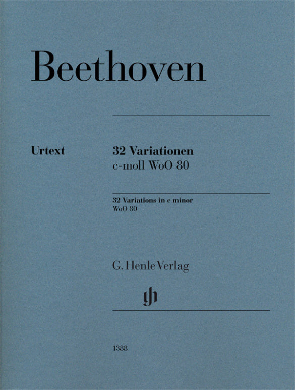BEETHOVEN: 32 VARIATIONS IN C MINOR, WOO 80
Piano Solo