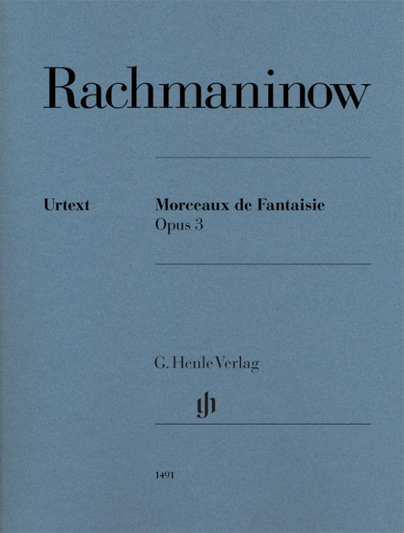 Rachmaninoff: Morceaux de Fantaisie op. 3 (Piano)