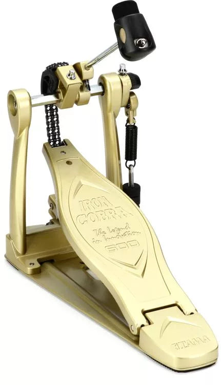 tama double bass drum pedal TAMA 600 Limited Gold Finish Iron Cobra Bass Drum Pedal (Available in — Tom Lee Music