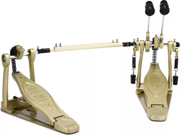 TAMA 600 Limited Gold Finish Iron Cobra Bass Drum Pedal (Available in SIngle / Double)