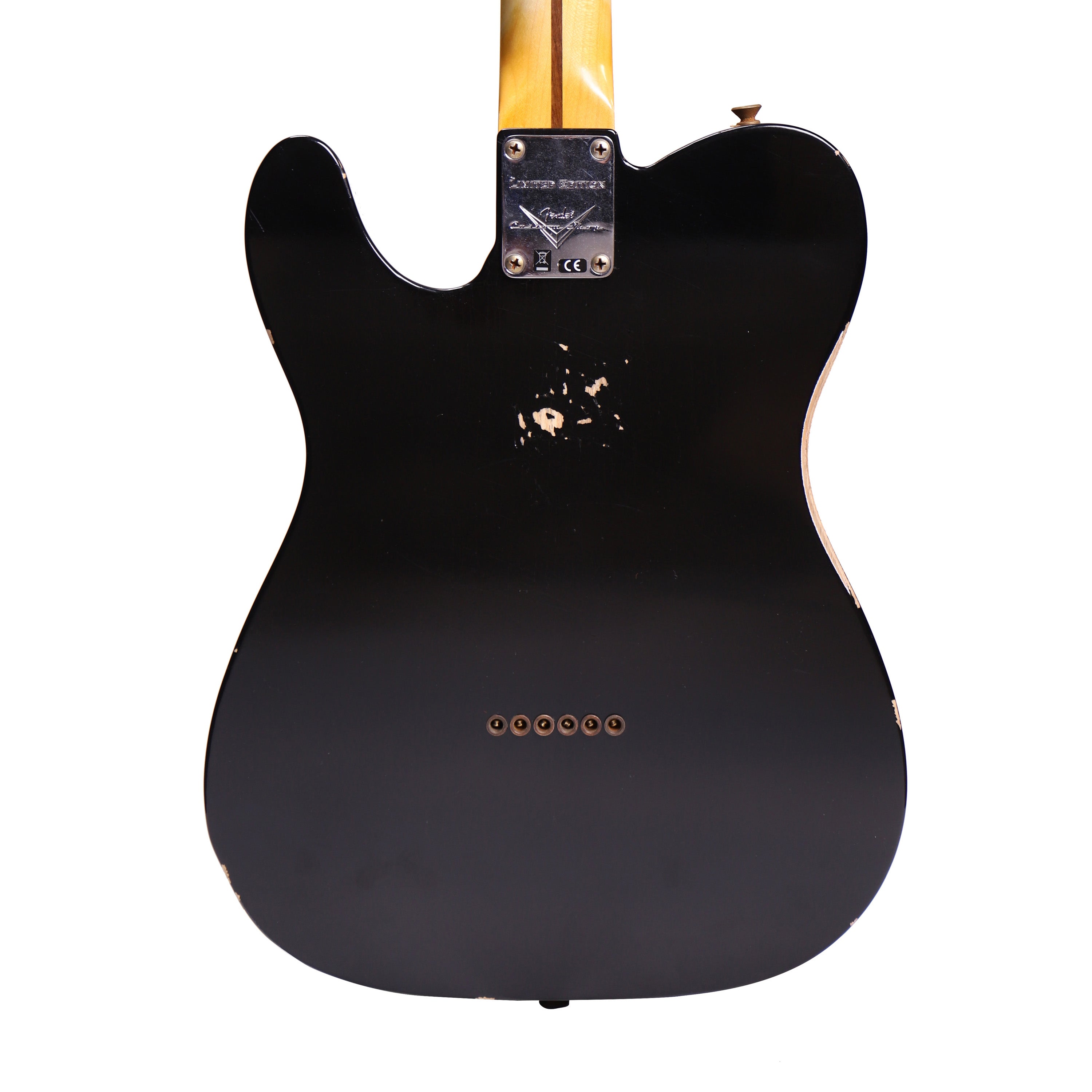 Fender Custom Shop Limited Edition P90 Telecaster Thinline Relic in Aged Black