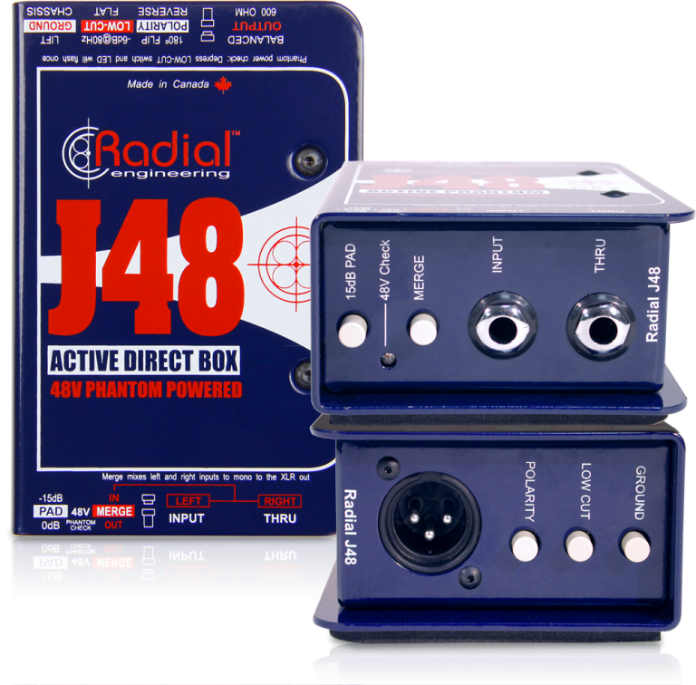RADIAL J48 ACTIVE DIRECT BOX — Tom Lee Music