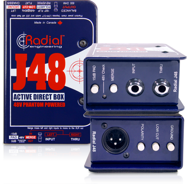 RADIAL J48 ACTIVE DIRECT BOX — Tom Lee Music