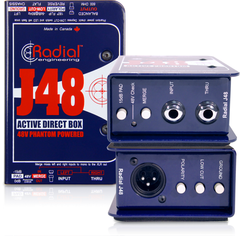 RADIAL J48 ACTIVE DIRECT BOX