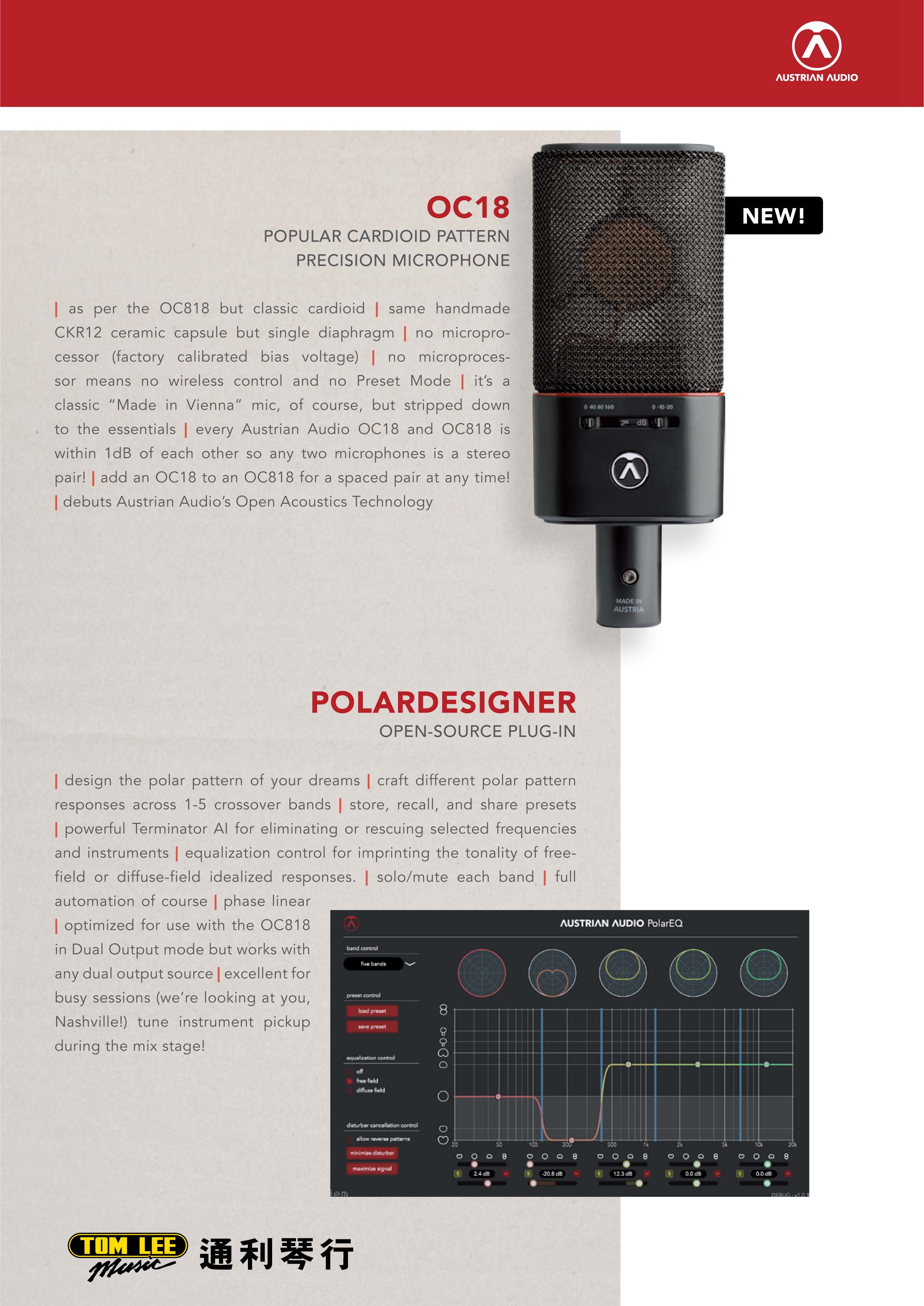 Austrian Audio Oc18studio Large-Diaphragm Condenser Microphone