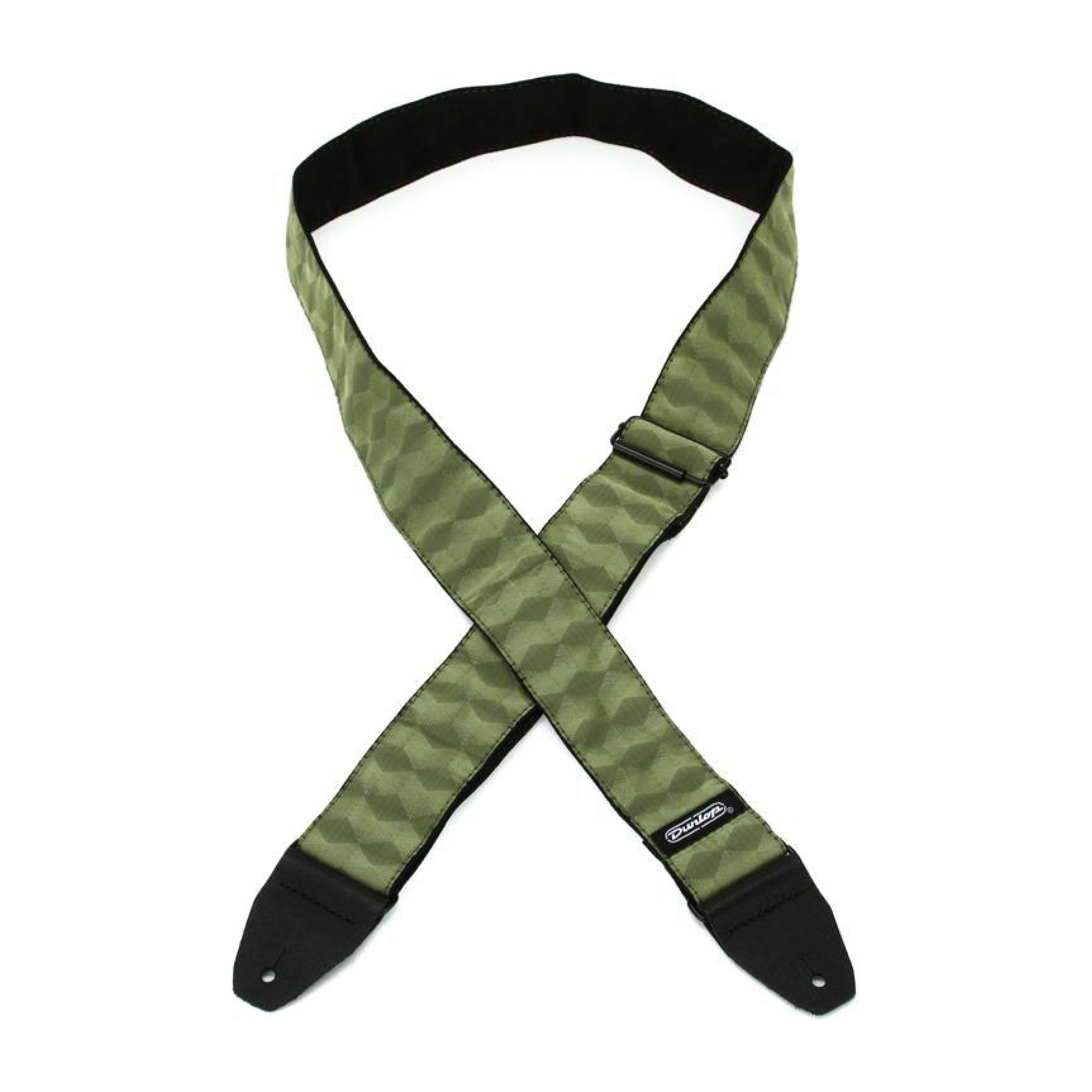 Jim Dunlop, D6710, Jacquard Hexagon Echo Olive, 結他帶