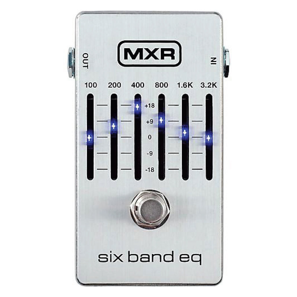 Jim Dunlop, M109S, MXR Six Band EQ Guitar Pedal — Tom Lee Music