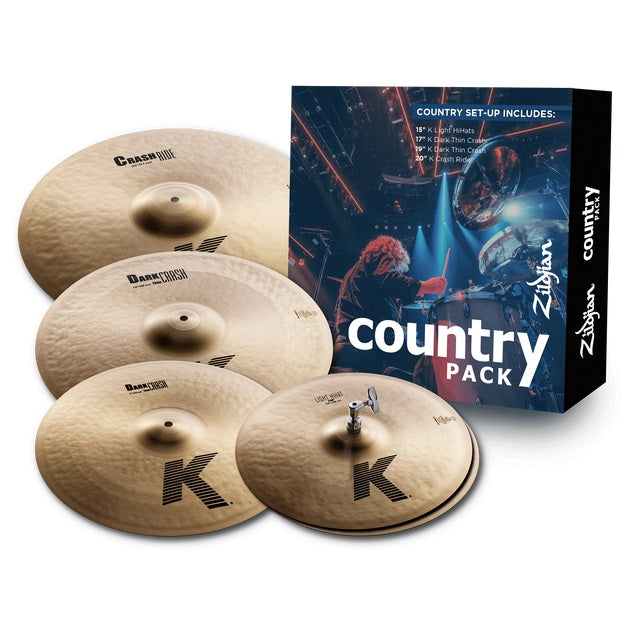 ZILDJIAN K Country Cymbal Pack - K0801C