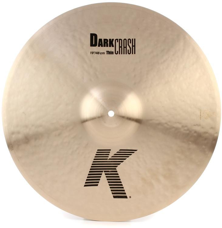 ZILDJIAN K Dark Thin Crash Cymbal (Available in various sizes)