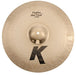 Cymbal Bundle #1 - ZILDJIAN 18  K Custom Dark Fast Crash Cymbal w/ ZILDJIAN Drum Key & ZILDJIAN GIFT PACK