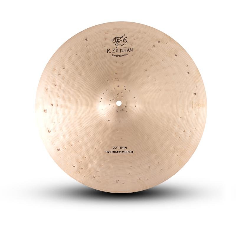ZILDJIAN 22" K Constantinople Overhammered Thin Ride Cymbal