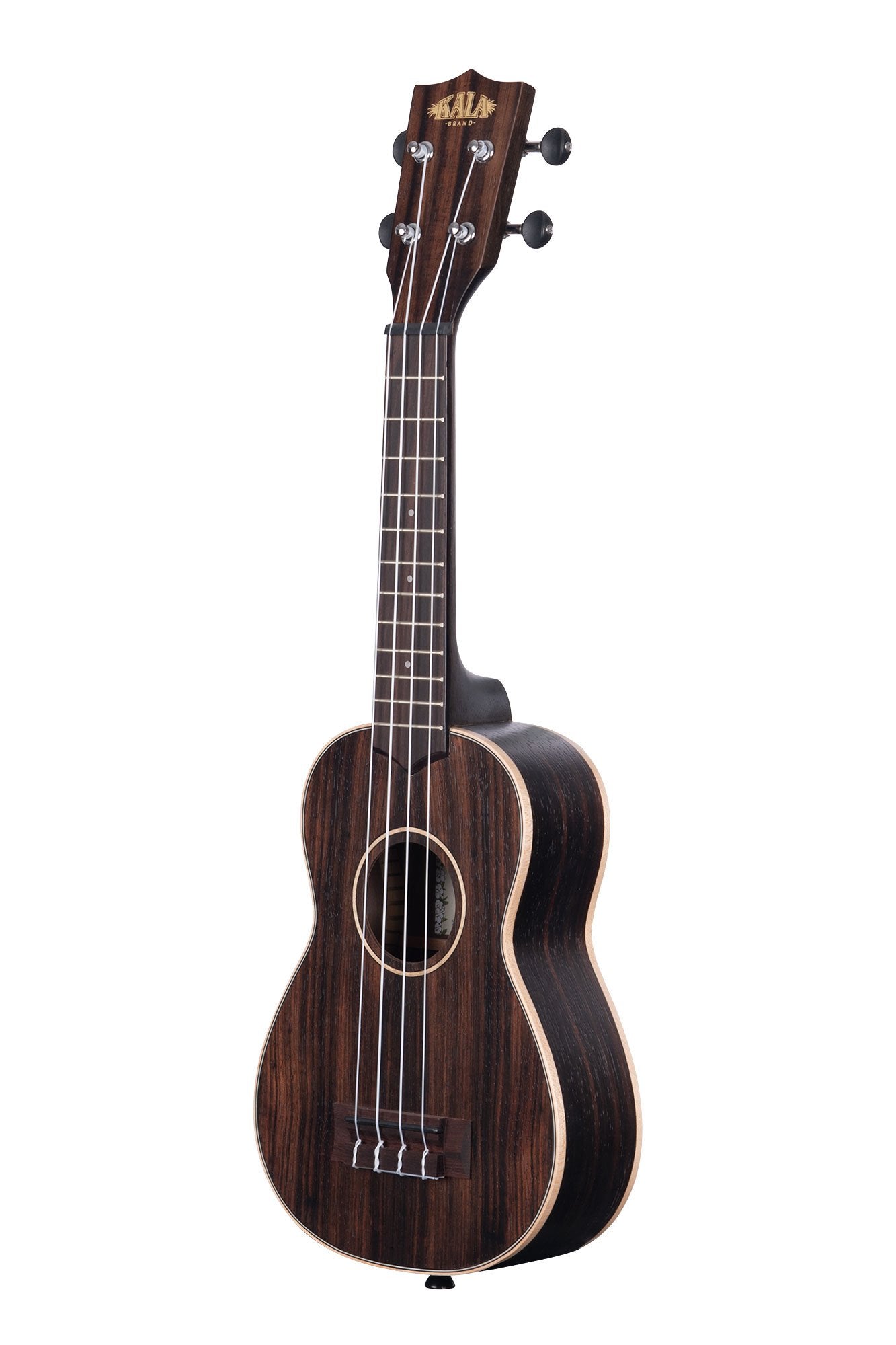 Kala Striped Ebony Soprano Ukulele