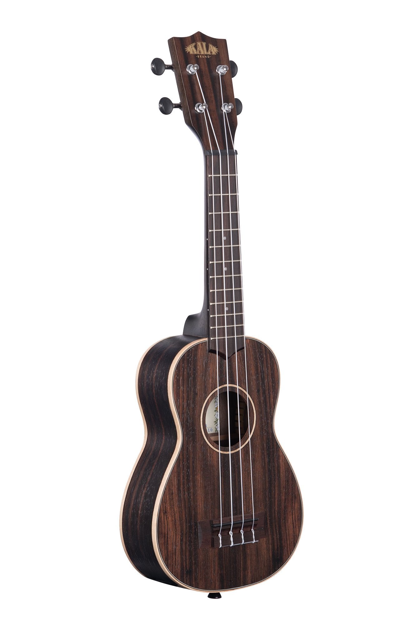 Kala Striped Ebony Soprano Ukulele