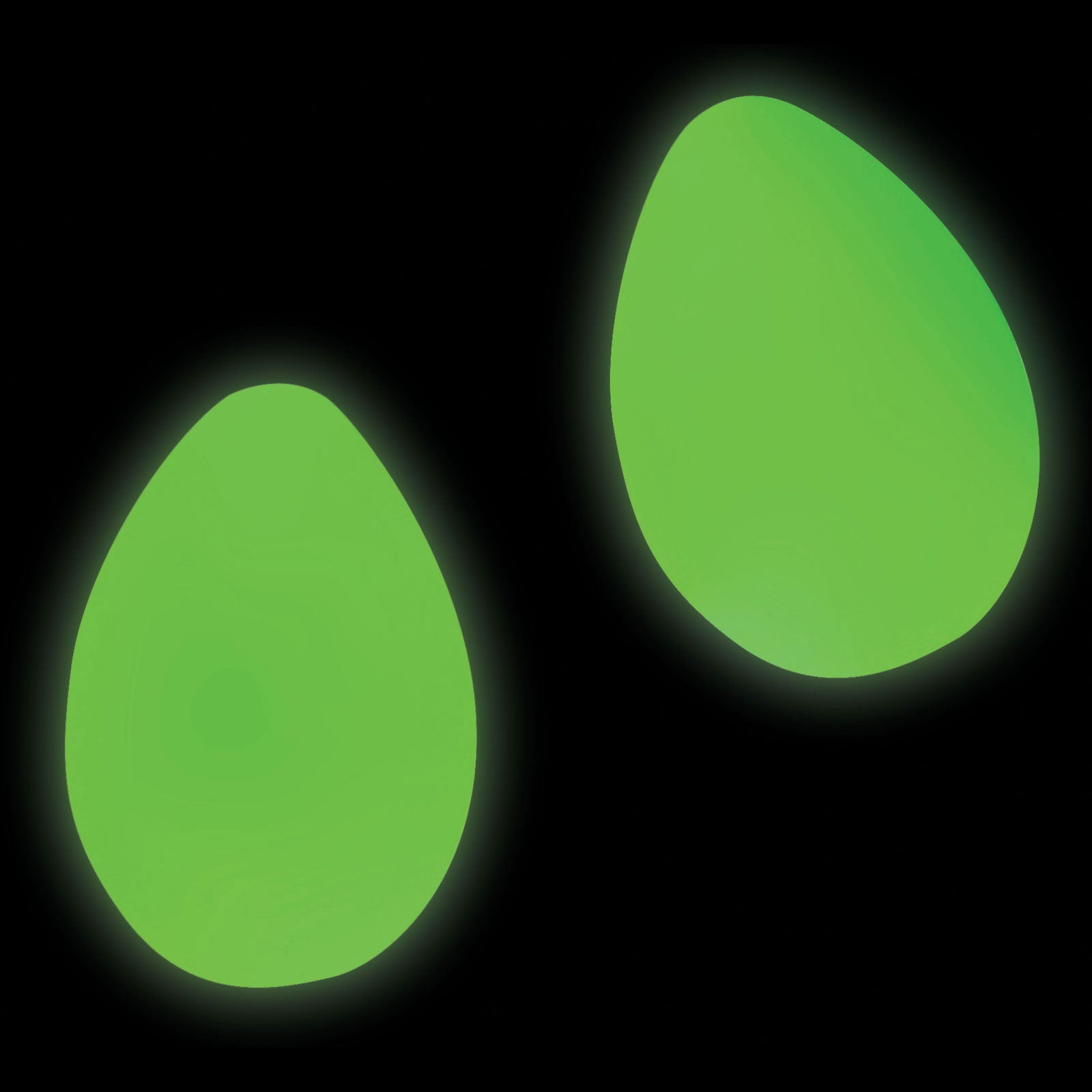 LP  Plastic Egg Shakers - Glow In the Dark (LP004-GLO)