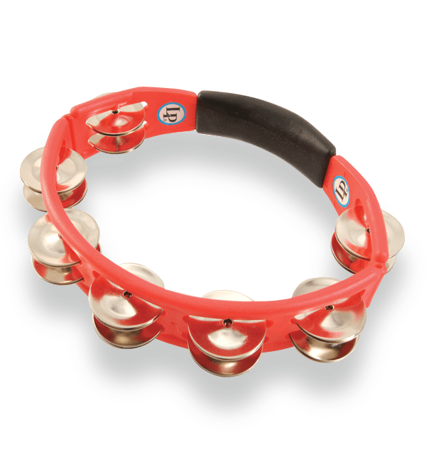 LP Cyclops Handheld Tambourine - Steel (Red / White)