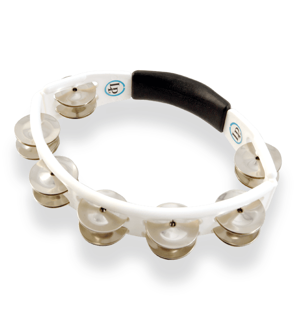 LP Cyclops Handheld Tambourine - Steel (Red / White)