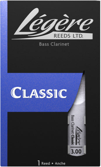 Legere Classic Bass Clarinet Synthetic Reed (assorted strengths)