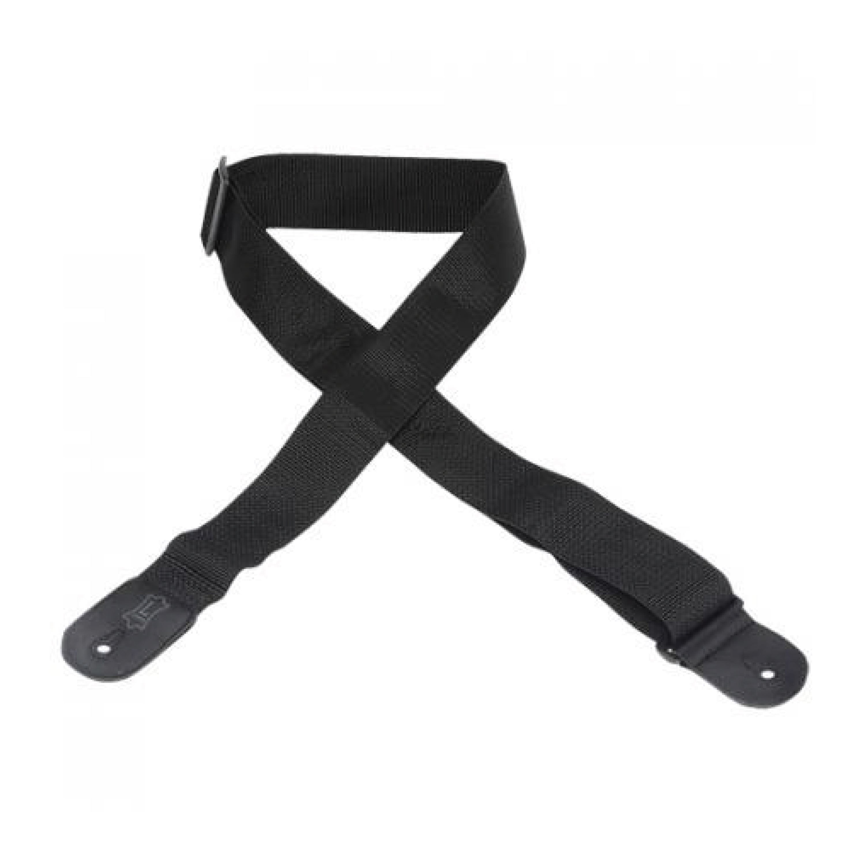 Levy's M8SB-BLK Classics Series Basic Seatbelt Black Guitar Strap