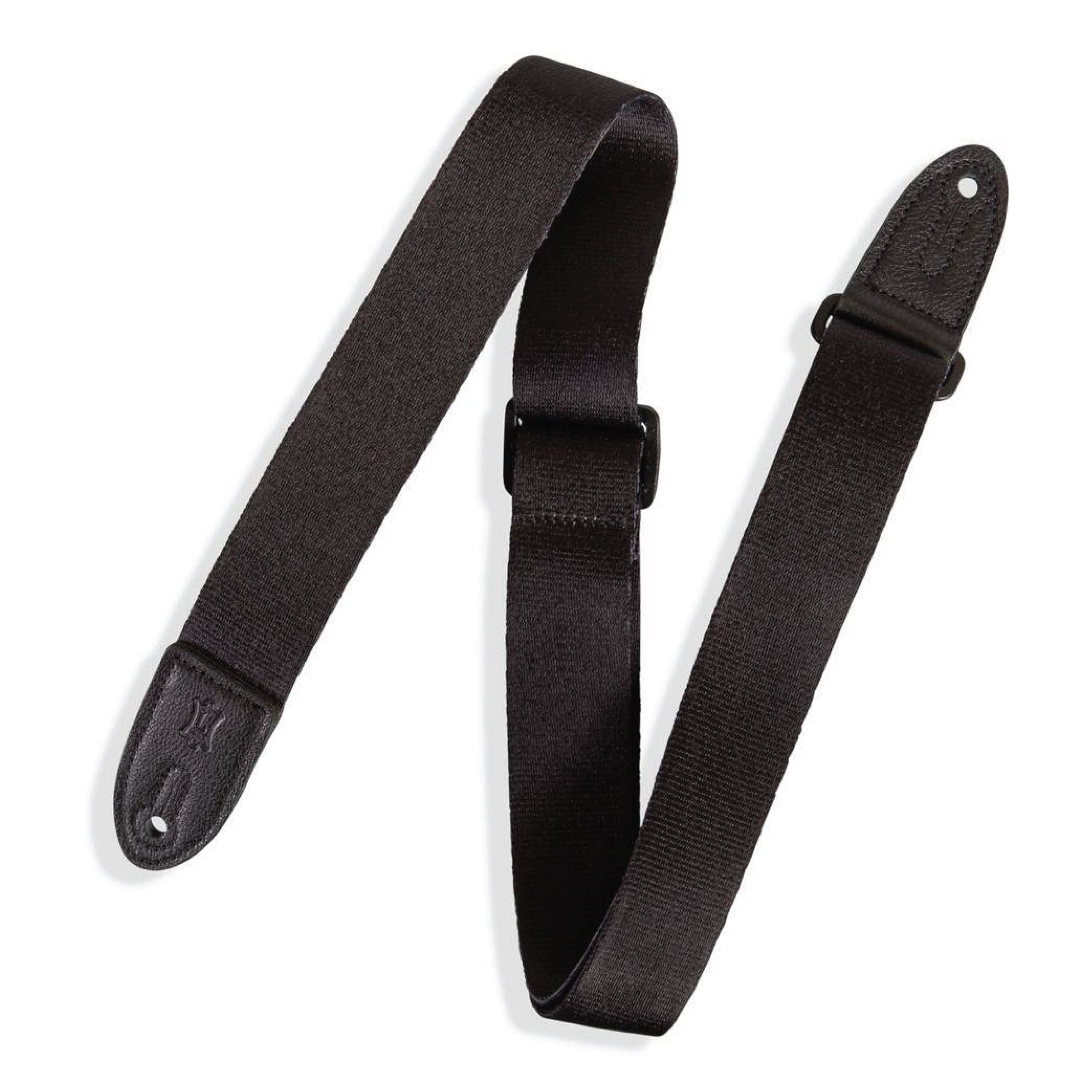 Levy's MPJR-BLK Specialty Series Kids Guitar Strap, Basic Black 1.5