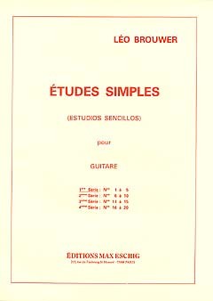 Brouwer Etudes Simples Vol.1 For Gtr