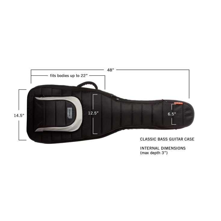 MONO Classic Bass Guitar Case, Black — Tom Lee Music