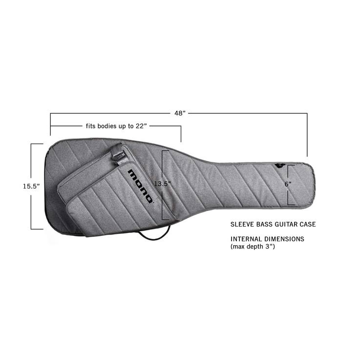 MONO Sleeve Bass Guitar Case, Ash — Tom Lee Music